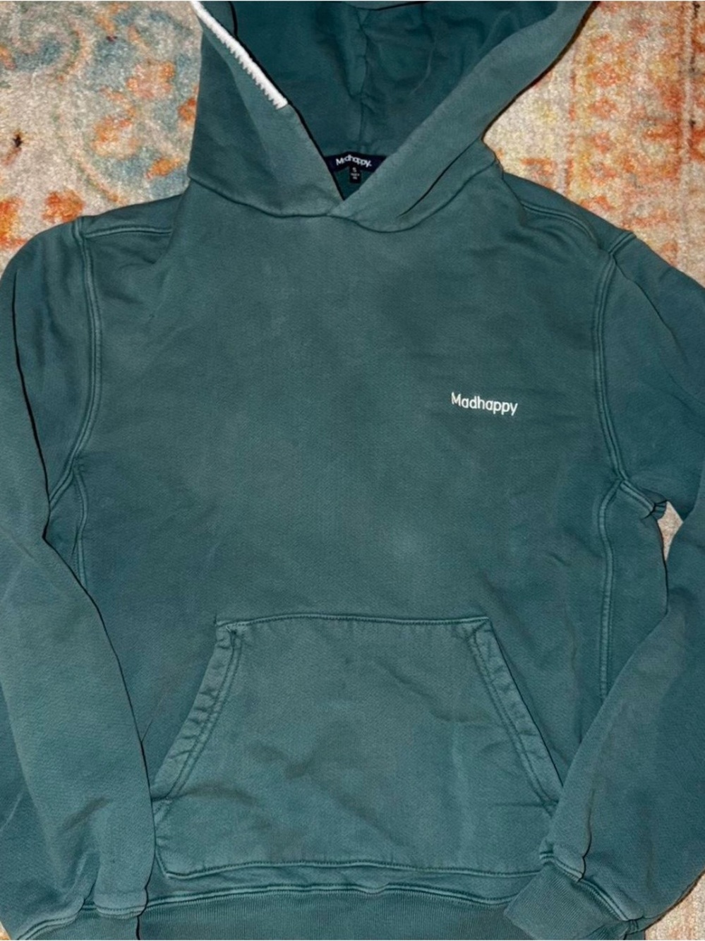 madhappy green heavy weight sweatshirt
